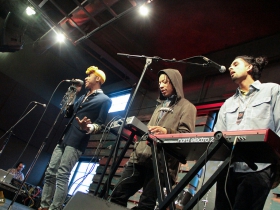 Lex Allen and crew during their appearance on 414 Music Live.