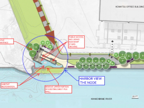 Harbor District Riverwalk Design Concept