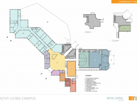 Site Plan for YMCA Building at Cudahy Farms