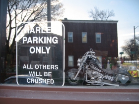 Harley Parking Only