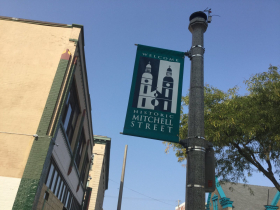 Historic Mitchell Street sign