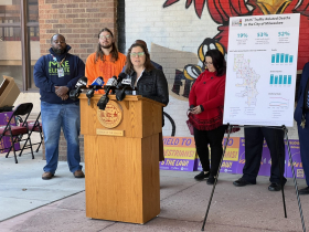 Jessica Wineberg at 2026 Vision Zero Press Conference