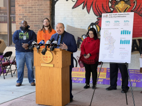 José Trejo at 2026 Vision Zero Press Conference