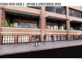 AC Marriott Third Ward - First Floor Porch AC Marriott Third Ward - First Floor Porch