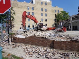 Demolition of 252 E. Menomonee St.