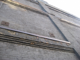 The north wall of 226 N. Water St.