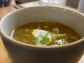 Beef and tomatillo chili