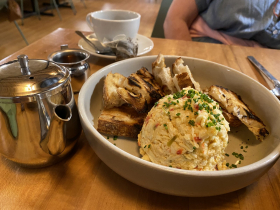 Pimento cheese with toast