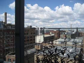 View of the Third Ward from the Kimpton rooftop
