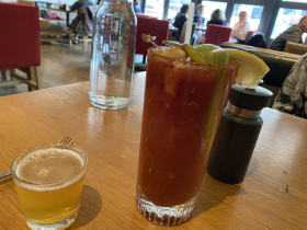 Bloody Mary and beer chaser
