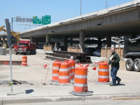 Interstate 794 construction