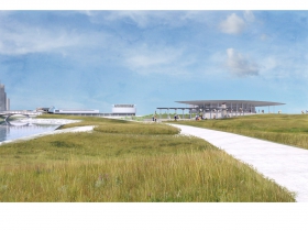 Visitor and Education Center on Lakeshore State Park Rendering