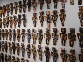 Sharon Kerry Harlan's Black Eyed Peas, a series of 100 handmade dolls