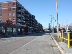 View of E. Erie Street