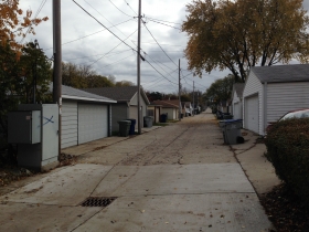 Alley in Jackson Park.