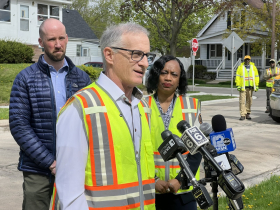 Rick Schlesinger at 2026 Pothole Press Conference