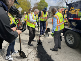Rick Schlesinger Tamps Down Asphalt