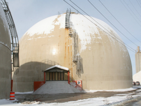 Kinder Morgan Transfer Dome at Port Milwaukee Kinder Morgan Transfer Dome at Port Milwaukee