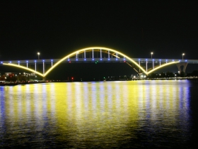 Milwaukee Brewers Light Scheme - Hoan Bridge