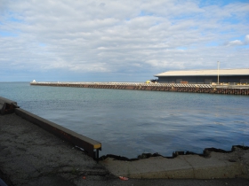 Outer harbor pier next to cargo terminal 2