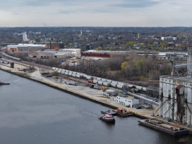 Rail Yard at Ozinga Facility