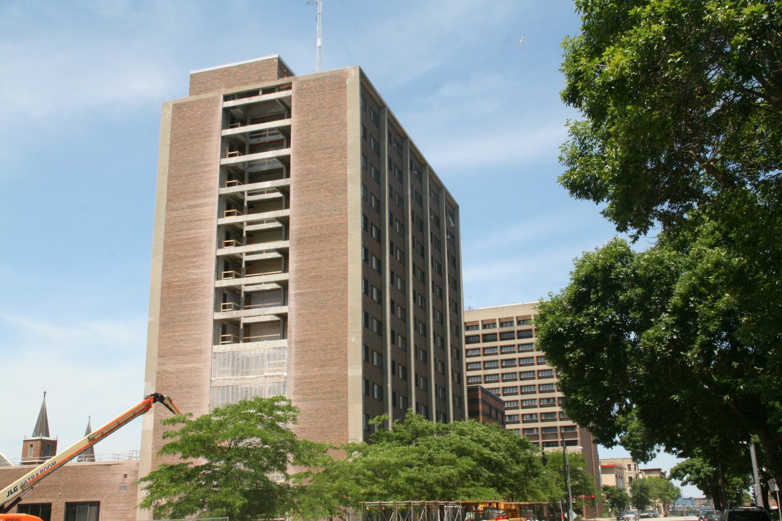 Roy W. Johnson Hall/Viets Tower Construction