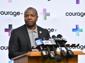 Mayor Cavalier Johnson at Courage+ Press Conference