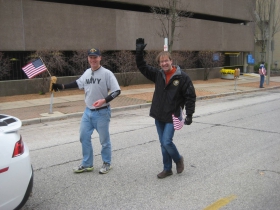 Chris Abele in the 51st Veterans Day Parade.