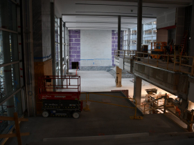 Central Lobby Construction at Renovated NM North Building