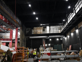 Backstage at the Associated Bank Theater Center