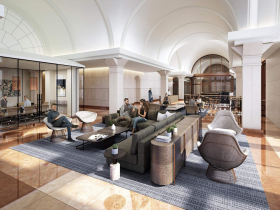 100 East Lobby Rendering