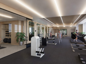 100 East Fitness Center Rendering