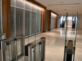 Security Gates at Northwestern Mutual North Building 