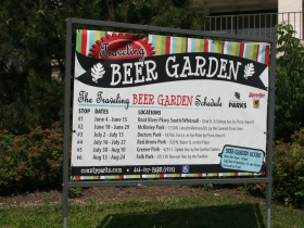Traveling Beer Garden at Red Arrow Park
