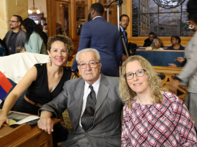 Ald. Marina Dimitrijevic and Family at Charter Meeting
