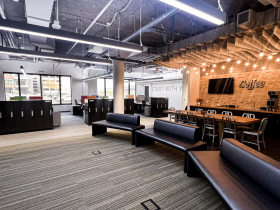 Existing Interior of Johnson Controls Building - 2024