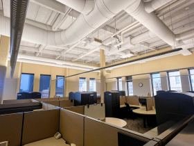 Existing Interior of Johnson Controls Building - 2024