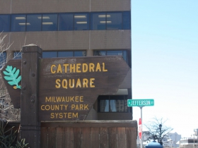 Cathedral Square on N. Jefferson Street