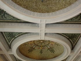 Mosaic in the entrance.