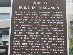 First African American church built in Wisconsin