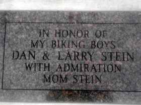 Engraved granite marker