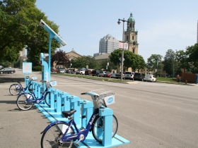 Bublr Bikes at Cathedral Square