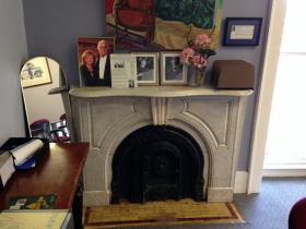 Fireplace inside the Bank of Milwaukee Building