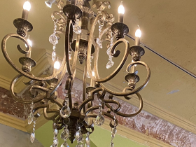 A chandelier