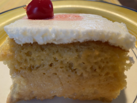 Tres leches cake