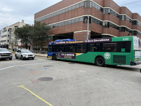 MCTS Bus Pulls Up To Streetcar Station