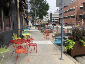Flannery's Sidewalk Seating and Parklet