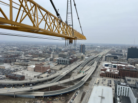 Interstate 794 and The Tower Crane