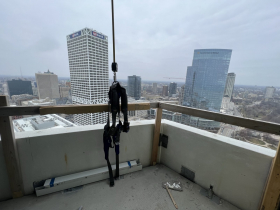 35th Floor Balcony Construction
