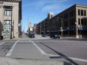 Intersection of N. Jackson street and E. Wisconsin Avenue